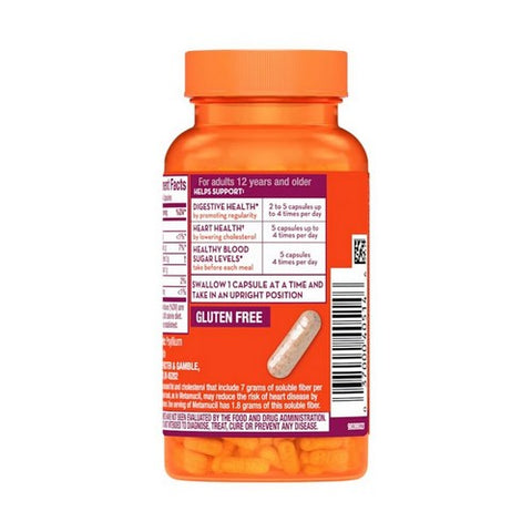 Metamucil, 3 In 1 Daily Fiber Capsules, 100 Caps Metamucil