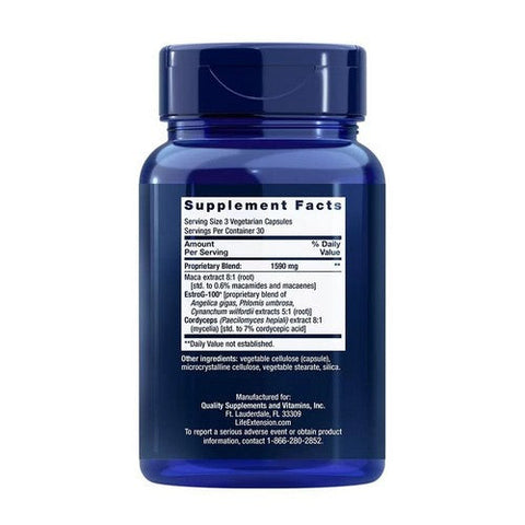 Life Extension, Advanced Natural Sex For Women 50 Plus, 90 Vcaps Life Extension