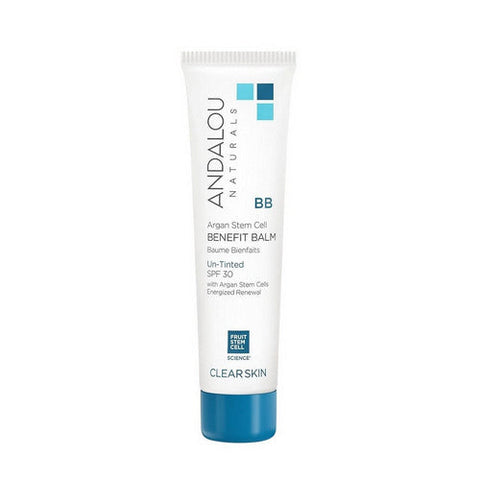Beauty Balm Clarifying Oil Control Un-Tinted 30 SPF,  2 oz by Andalou Naturals