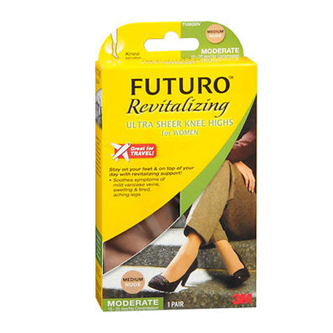 3M, Ultra Sheer Knee Highs for Women, 1 Each, Medium