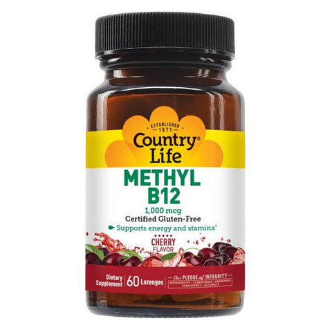 Country Life, Methyl B-12, 1000 Mcg, 60 Loz