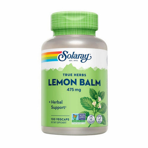 Solaray, Lemon Balm, 395 mg, 100 Caps Solaray