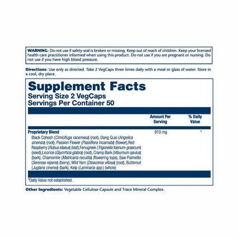 Solaray, Female Hormone Blend SP-7C, 100 Caps