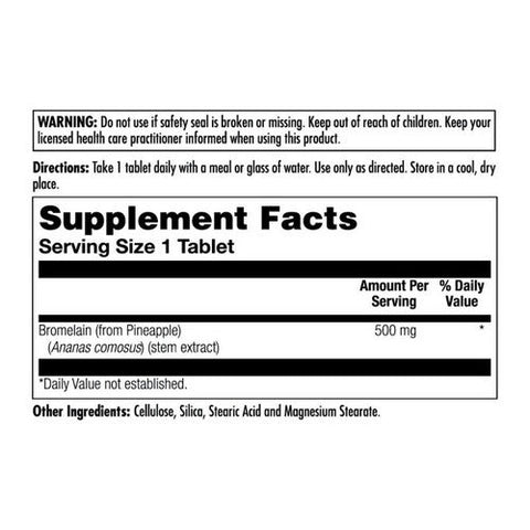 Kal, Bromelain, 500 Mg, 60 Tabs Kal