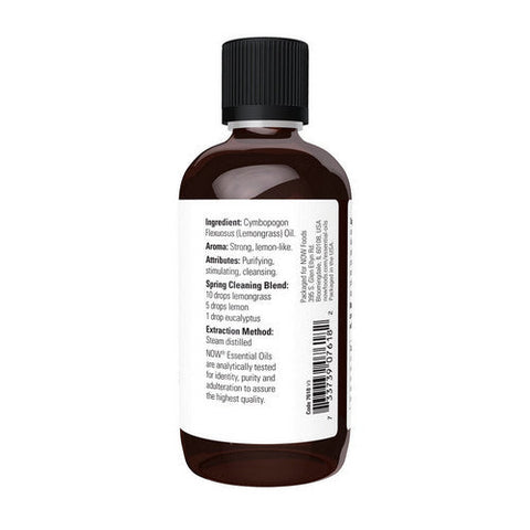 Now Foods, Lemongrass Oil, 4 Oz