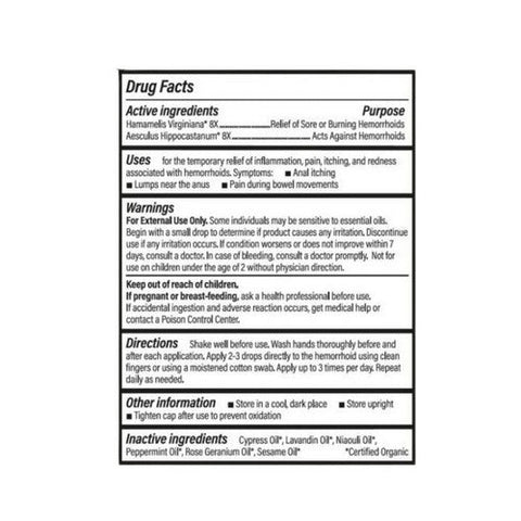 Forces of Nature, Hemorrhoid Control Extra Strength, 5 ml