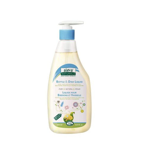 Aleva Naturals, Bottle and Dish Liquid, Fragrance Free 16.9 Oz