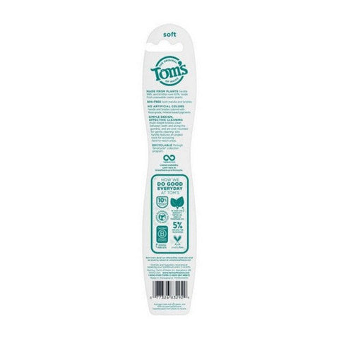 Tom's Of Maine, Naturally Clean Soft Toothbrush, 1 Each Tom's Of Maine