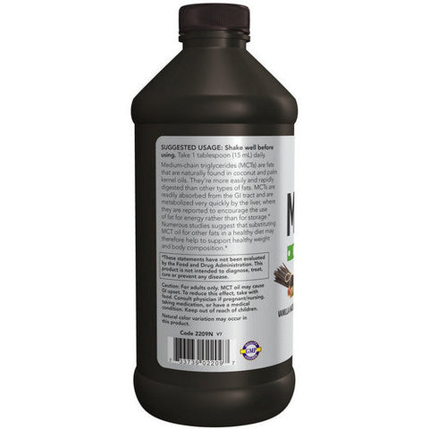 Now Foods, MCT Oil, Vanilla Hazalnut 16 Oz Now Foods