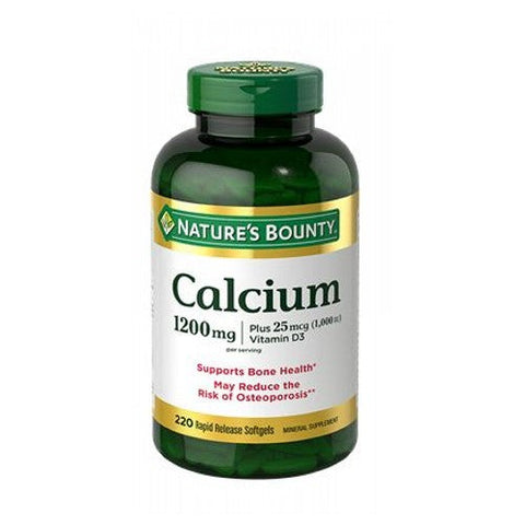 Calcium Plus Vitamin D 1000 IU 12 X 220 Softgels by Nature's Bounty