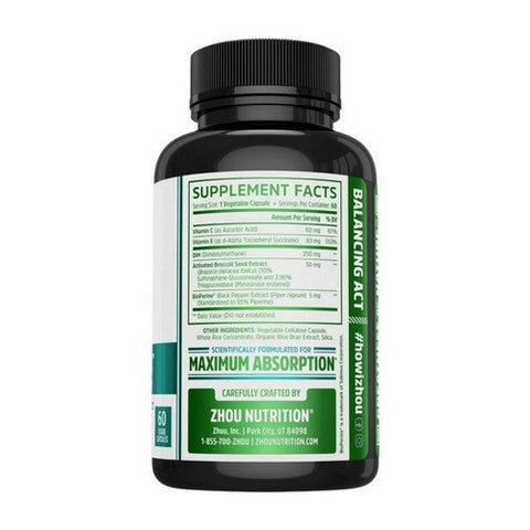 Zhou Nutrition, DIM Active, 60 Veg Caps