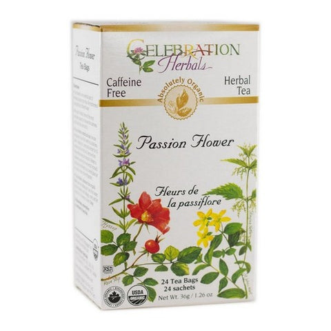 Celebration Herbals, Organic Passion Flower Tea, 24 Bags