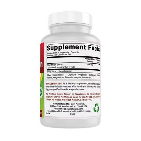 Best Naturals, Bitter Melon, 500 mg, 90 Veg Caps