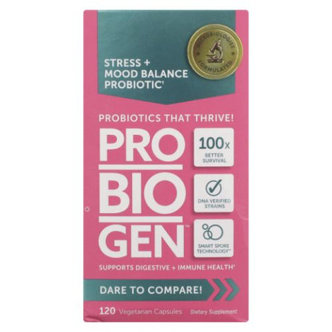 Probiogen, Stress & Mood Balance Probiotic, 120 Veg Caps Probiogen