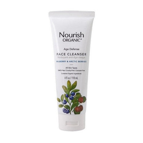 Nourish, Organic Face Cleanser Age Defense, 4 Oz
