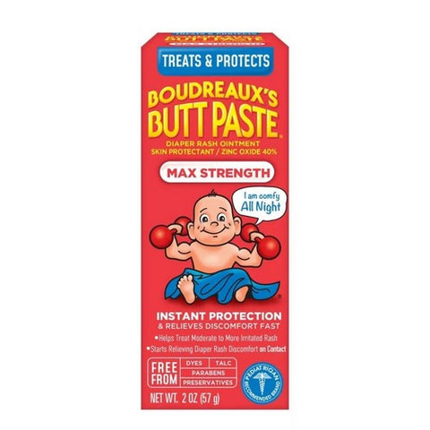 Boudreaux, Butt Paste Maximum Strength, 2 Oz