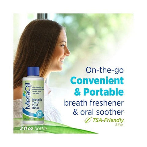 MetaQil, Oral Rinse For Metallic Taste Travel Size, 2 Oz MetaQil