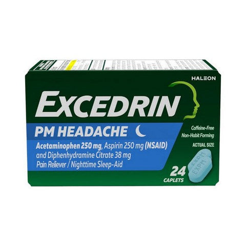 The Honest Company, Excedrin PM Headache, 24 Tabs