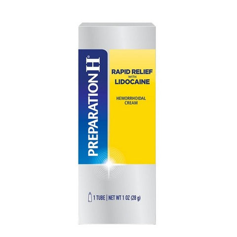 Preparation H, Hemorrhoidal Cream Rapid Relief, 1 Oz Preparation H