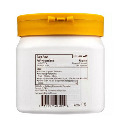 A+D, Diaper Rash Ointment & Skin Protectant Original, 16 Oz