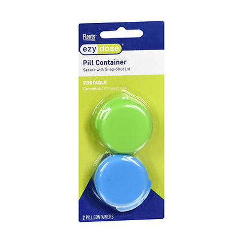 Ezy Dose, Portable Pill Container, 2 Each
