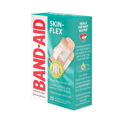 Band-Aid, Skin Flex Adhesive Bandage, 20 Each Band-Aid