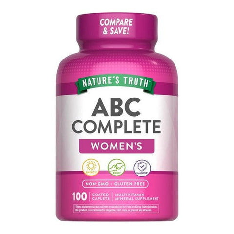 Nature's Truth, ABC Complete Women's Multivitamin, 100 Tabs Nature's Truth