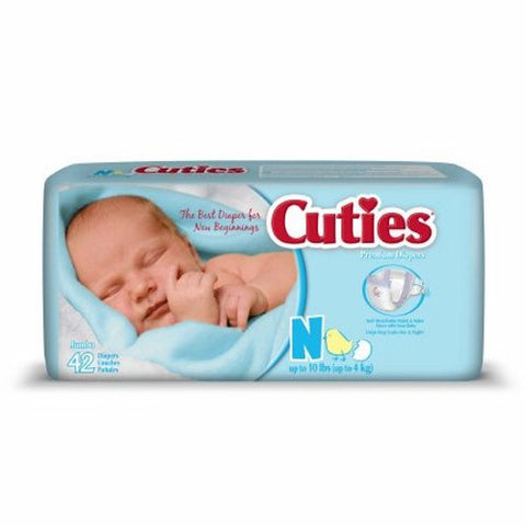 First Quality, Unisex Baby Diaper Complete Care Newborn Disposable Heavy Absorbency, Count of 4