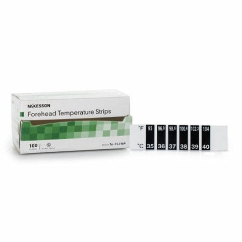 McKesson, Forehead Thermometer McKesson 94 to 104Ãƒâ€šÃ‚Â°F LCD Strip, Case Of 24 McKesson