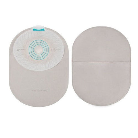 Coloplast, Filtered Ostomy Pouch SenSura  Mio One-Piece System Mini 5/8 to 1-3/4 Inch Stoma Closed End Flat, Tr, Box Of 30 Coloplast