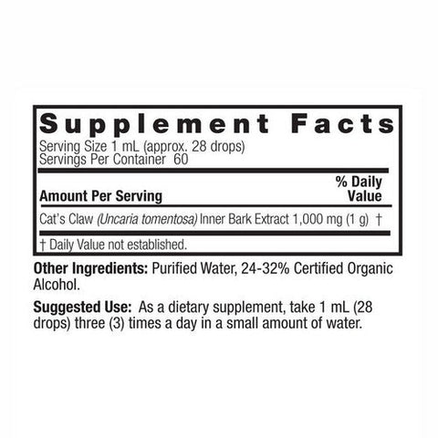 Nature's Answer, Cat'S Claw, 1000 Mg, 2 Oz