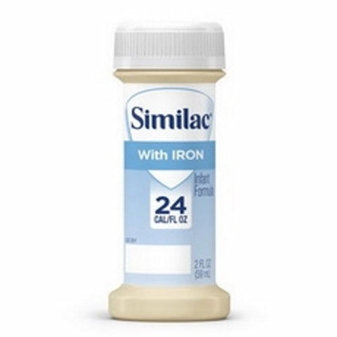 Abbott Nutrition, Infant Formula With Iron 24 Unflavored Bottle Liquid Iron, Count of 48