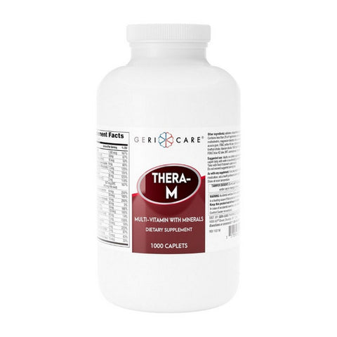 Multivitamin Supplement with Minerals Geri-Care Caplet 1000 per Bottle Count of 1 by McKesson