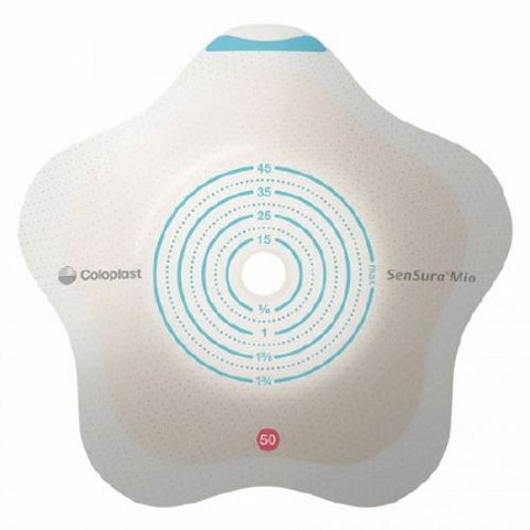 Coloplast, Ostomy Barrier SenSura  Mio Convex Flip Pre-Cut, Standard Wear Red Code 1 Inch Stoma, Box Of 5