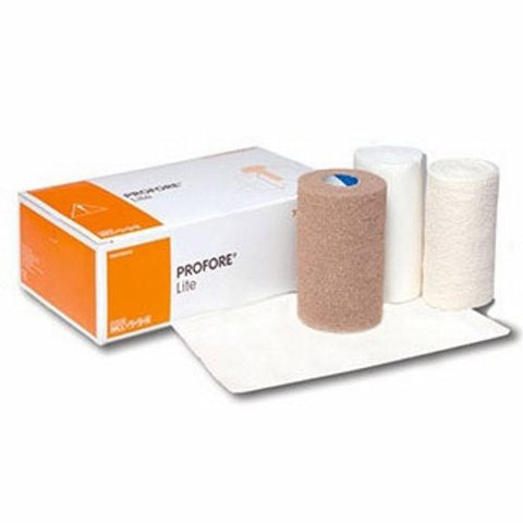 Smith & Nephew, 3 Layer Compression Bandage System Profore Lite Light Compression Self-adherent / Tape Closure Tan /, Count of 8 Smith & Nephew
