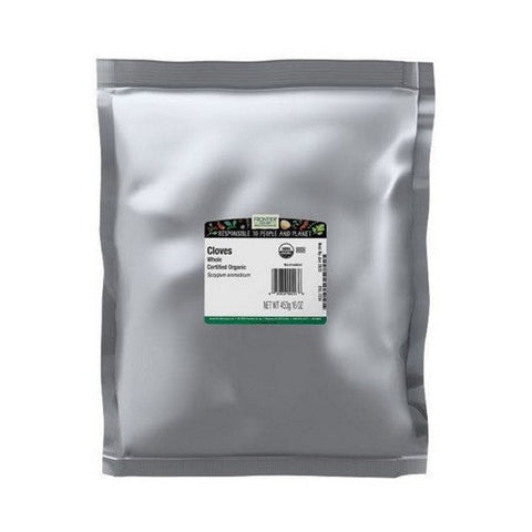 Frontier Coop, Organic Whole Cloves, 1 lb
