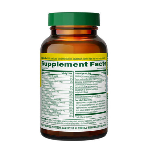 MegaFood, Men's One Daily Multivitamin, 30 Tabs MegaFood