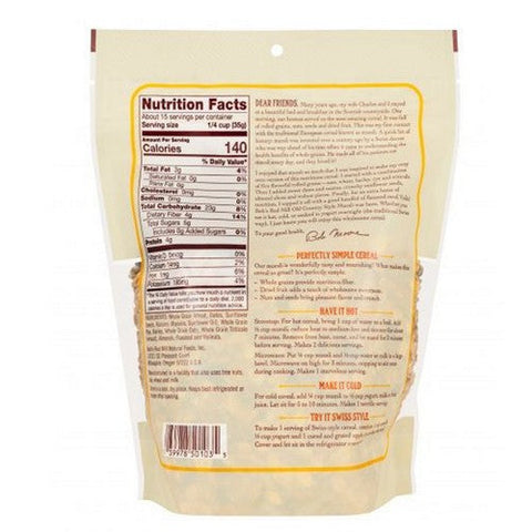 Bobs Red Mill, Cereal Muesli, 18 Oz(Case Of 4)