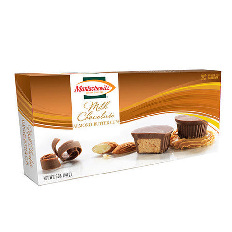 Manischewitz, Milk Chocolate Almond Butter Cups, 5 Oz(Case Of 12) Manischewitz