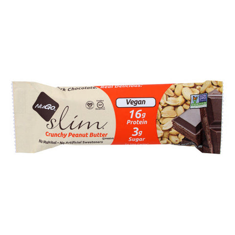Nugo, Slim Crunchy Peanut Butter, Case of 12 X 1.59 Oz
