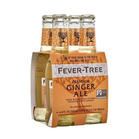 Fever Tree, Premium Ginger Ale  Bottles, 27.2 Oz Fever Tree
