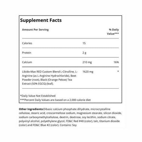 Applied Nutrition, Libido Max Red Skinny, 30 Tabs