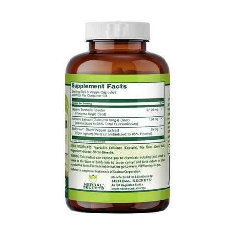 Amazing Nutrition, Turmeric Curcumin With Bioperine, 1500 mg, 180 VegCaps