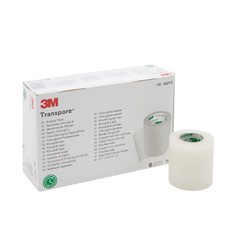 3M, Transpore Plastic Medical Tape 2 Inch x 10 Yard Transparent, 1 Roll