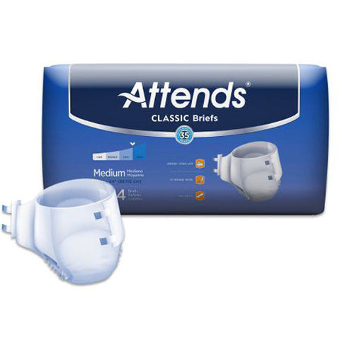 Attends, Classic Briefs Medium, Count of 24