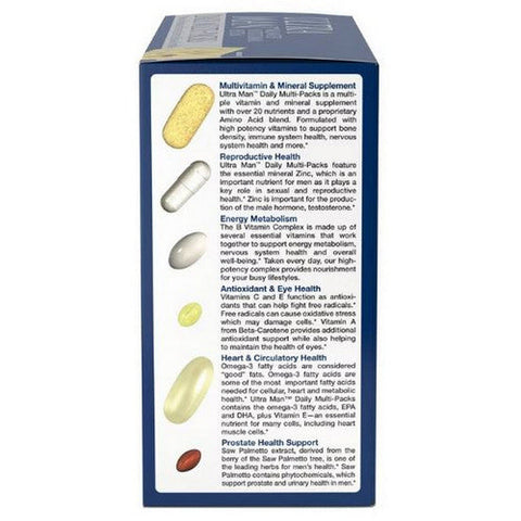 Puritan's Pride, Ultra Man Daily Multivitamins, 30 Packets Puritan's Pride
