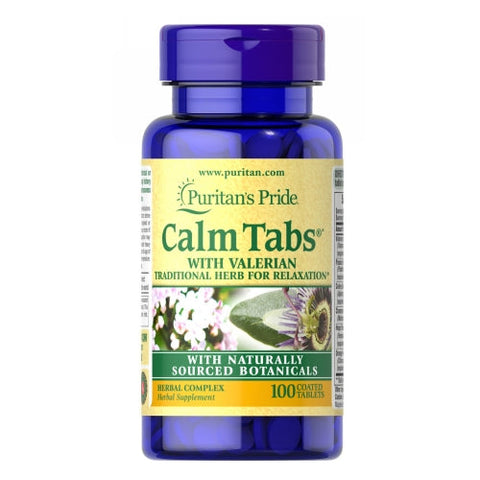 Puritan's Pride, Calm with Valerian, 100 Tablets Puritan's Pride