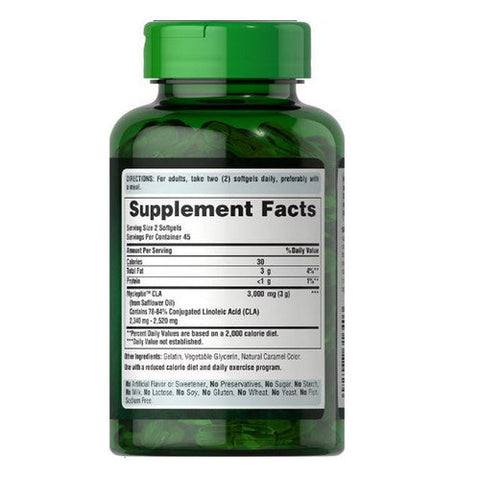 Puritan's Pride, Super Strength Myo-Leptin CLA, 1500 mg, 90 Softgels Puritan's Pride