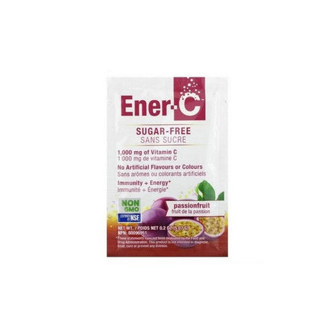 Ener-C, Vitamin C Multivitamin Drink Mix Sugar Free Passion Fruit, 1000 Mg, 30 Packets Ener-C
