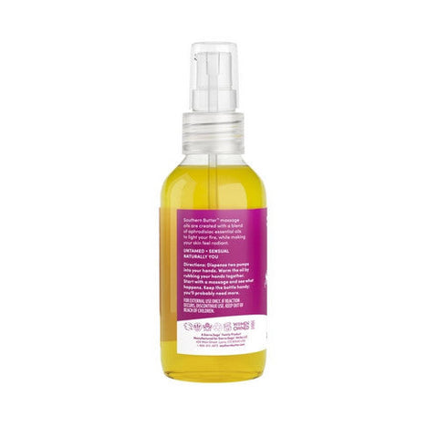 Southern Butter, Massage Oil Rose Lavender, 14.4 Oz Southern Butter